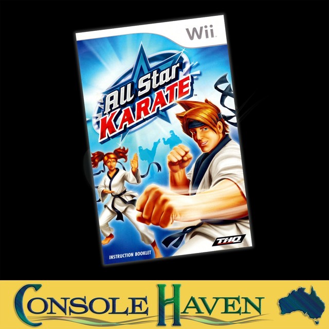 All Star Karate Nintendo Wii Game PAL PG 2 Player & for sale online