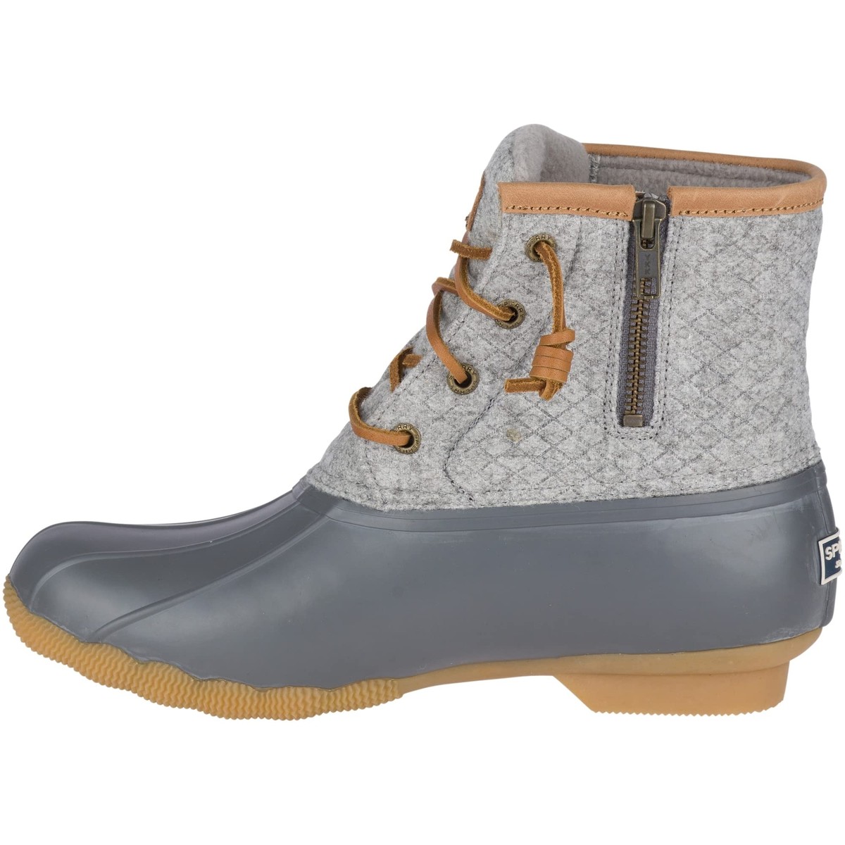 L.L. Bean Brown and Dark Gray Duck Shoes L.L. Bean Bean Boots—We Tested and Reviewed the Iconic Duck Boot main image 2