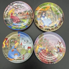 Set Of 4 Barbara Furstenhofer Mini 3 3/4”Plates German