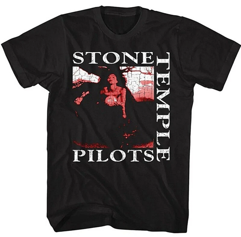 New Authentic Stone Temple Pilots Core Album Lightweight Grunge STP Band T-Shirt