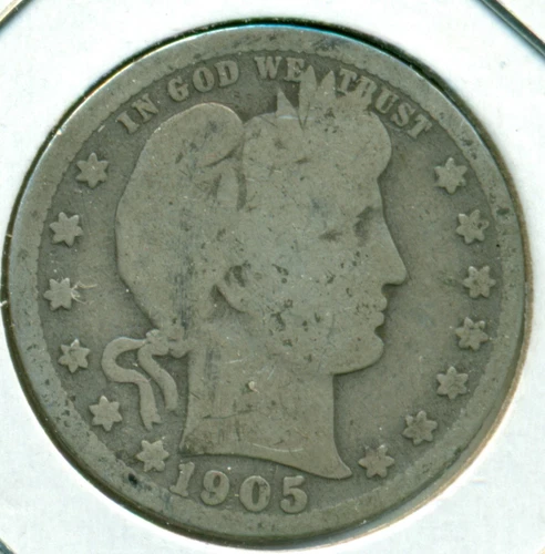1905-P BARBER QUARTER, GOOD, GREAT PRICE!