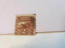 1869 U.S. Stamp - SC#113 - Horse Delivery