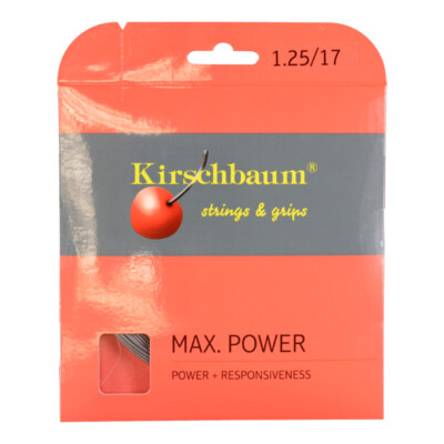 Kirschbaum Max Power 17L / 1,20mm Tennissaiten Set - Silber
