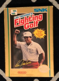 Lee Trevino's Fighting Golf NES Nintendo CIB Complete In Box