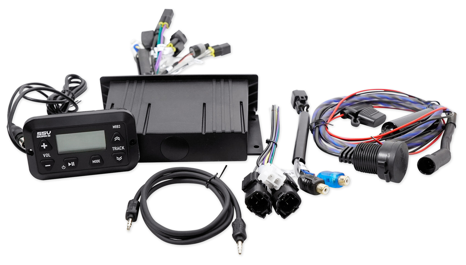 Цифровой мультимедийный Bluetooth-приемник для Polaris Ranger XP1000 2018 Stereo Dash Kit