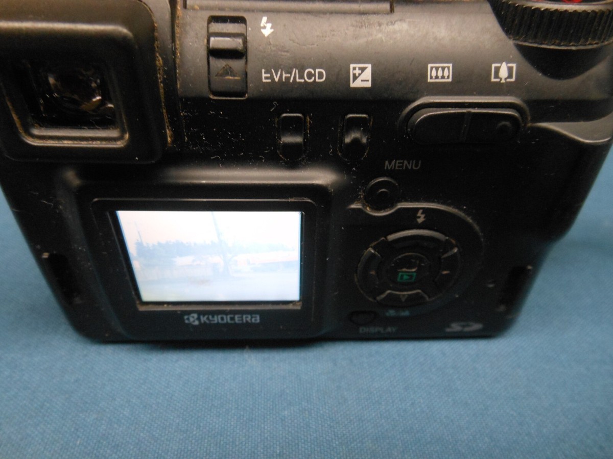 Kyocera Finecam M410R Classic 4MP 10x Zoom Bridge Camera + 1 GB SD