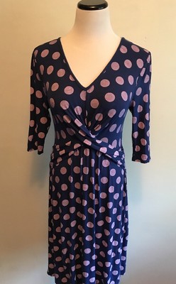 asos pink polka dot dress