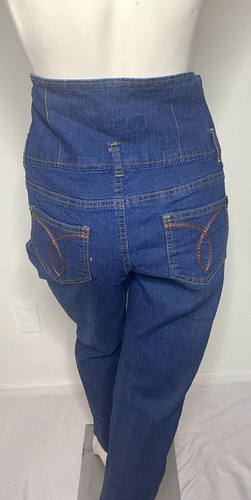 STREET JEANS Women Denim High Rise 5-Pocket High Waist Straight Leg Jeans Size 7 - Picture 5 of 8
