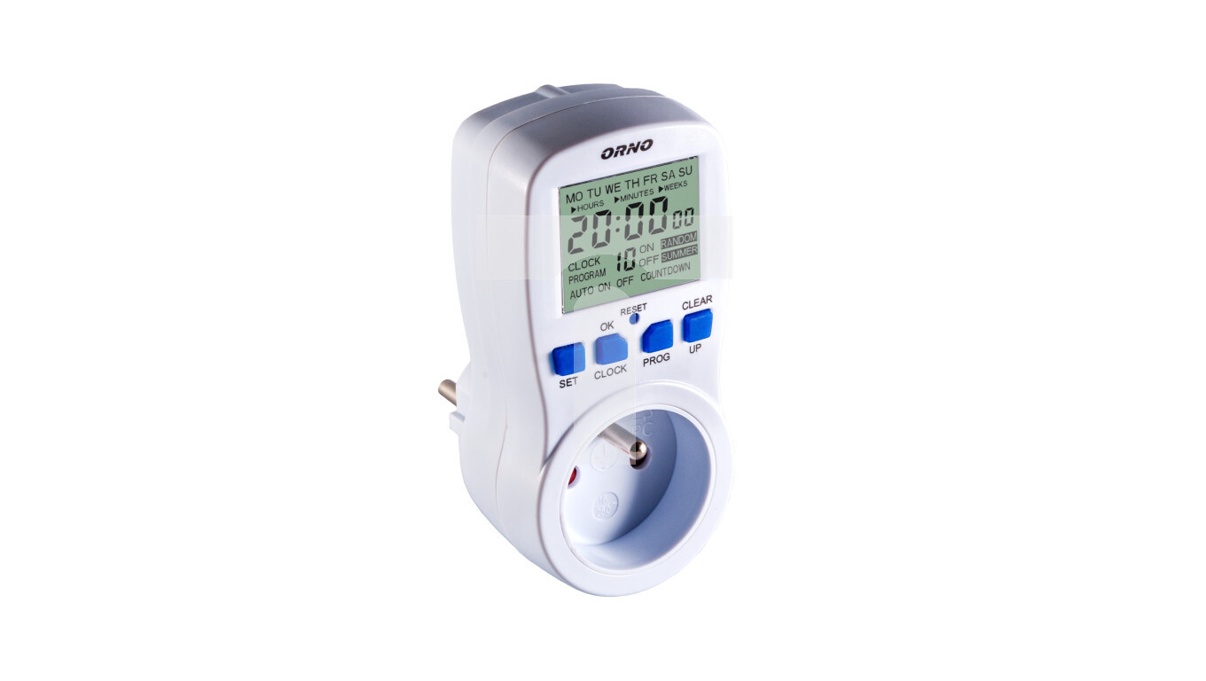 Electronic timer (socket) 16A w/ weekly OR-PRE-409 /T2UK