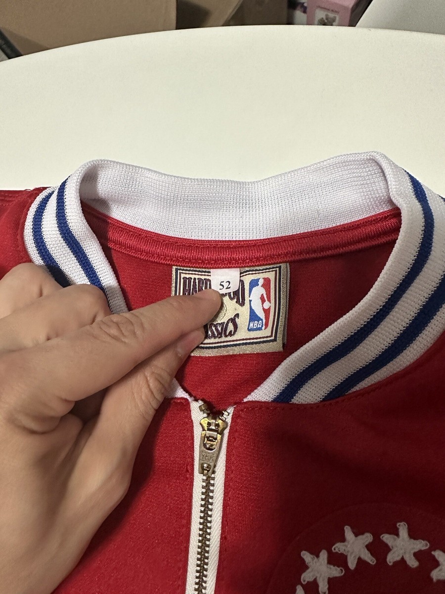 Mitchell & Ness Philadelphia Sixers shooting jacket warm up