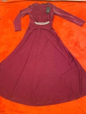 Beautiful EID Flare Wedding Dress Size Small 36 Indian Pakistani Abaya Maxi