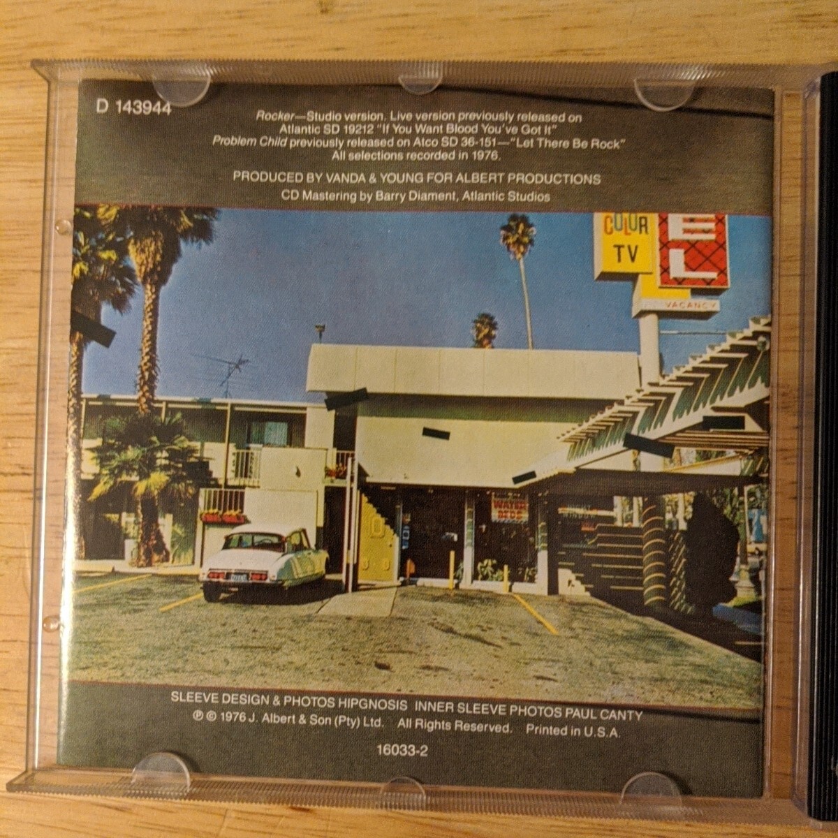AC/DC★Dirty Deeds Done Cheap UK Atlantic Ac/dc ‎dirty Deeds Done Dirt Cheap Atlantic A2 16033 CD 1987