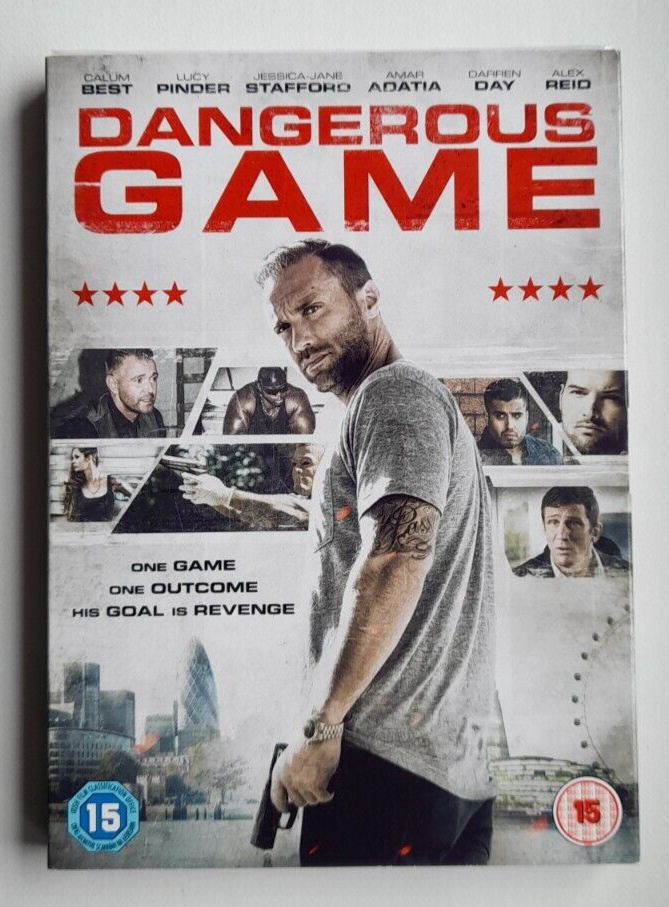 Dangerous Game DVD, 2017 British Action Movie Starring Calum Best and Alex Reid