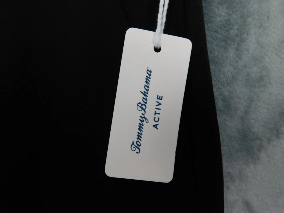 Tommy Bahama Shorts Womens XL Black Active Performance Golf Tennis Pleated - Image 3 of 4