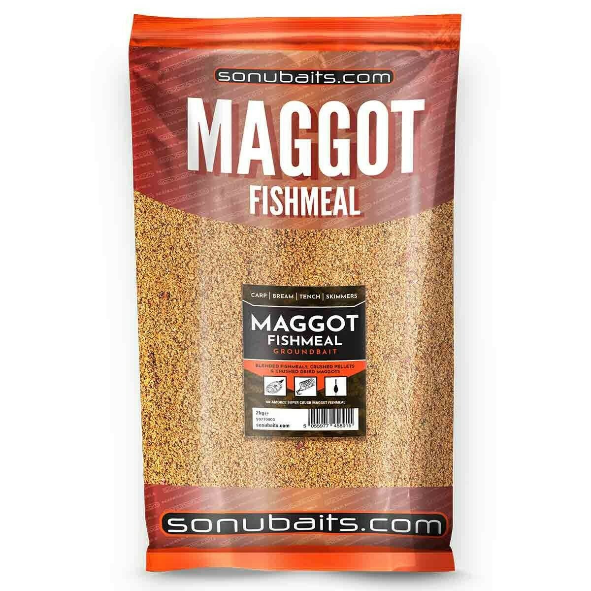 Sonubaits Maggot Fishmeal 2kg Groundbait Attractant - S1770003