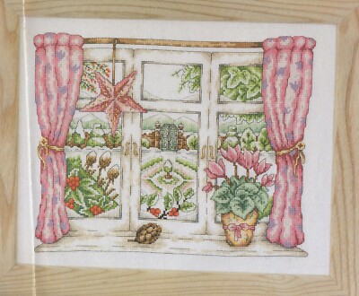 Weihnachten Schneeszene Kreuzstichkarte 128 x 167 Stiche DMC Anker Madeira