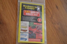 2-in-1 Gasoline Quality Test Mechanic in a Bottle 3 swabs Standard/2 cycle fuel