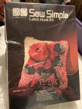 Sew Simple Red Rose Latch Hook kit - New