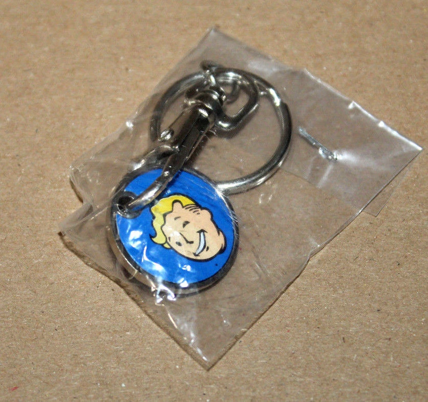 Fallout 4 76 Promo Schlüsselanhänger Keychain Shopping Cart Chip / Einkaufschip - Bild 4 von 4