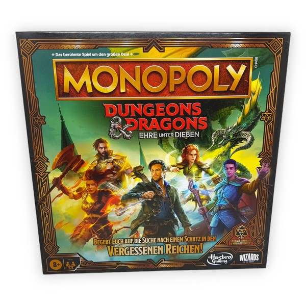 Monopoly Dungeons And Dragons Ehre Unter Dieben Brettspiel NEU OVP Hasbro 2023-image