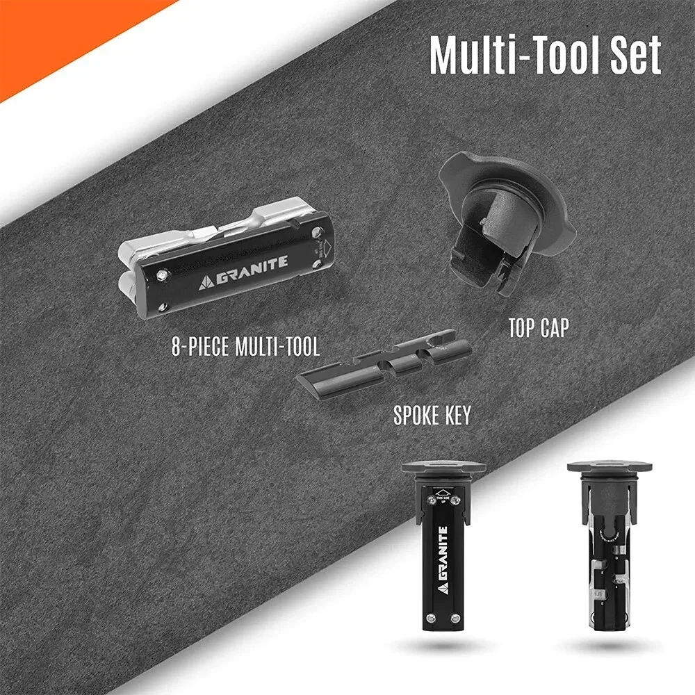 Multi Tool Kit-Compact Bicycle Tool Stored in The Steering Tube Set Multi Tool