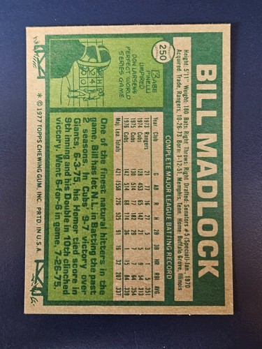 1977 Topps Baseball Cards Complete Your Set You Pick Choose Each #1 - 300 - Picture 237 of 281