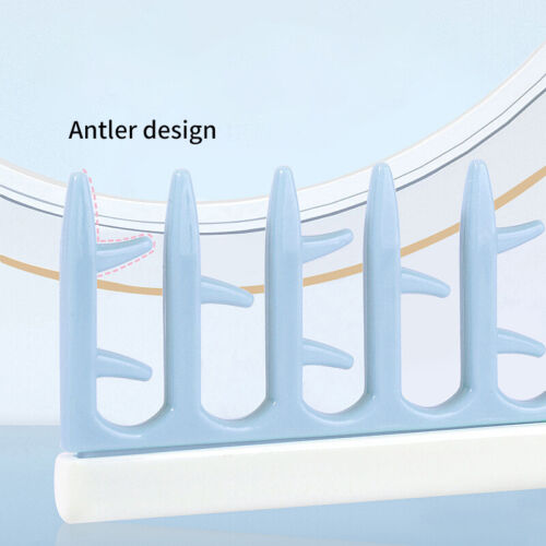 Fluffy Hair Root Combing Hair Sewing Comb Massage Hairdressing Wide Tooth Comb - Imagen 1 de 9