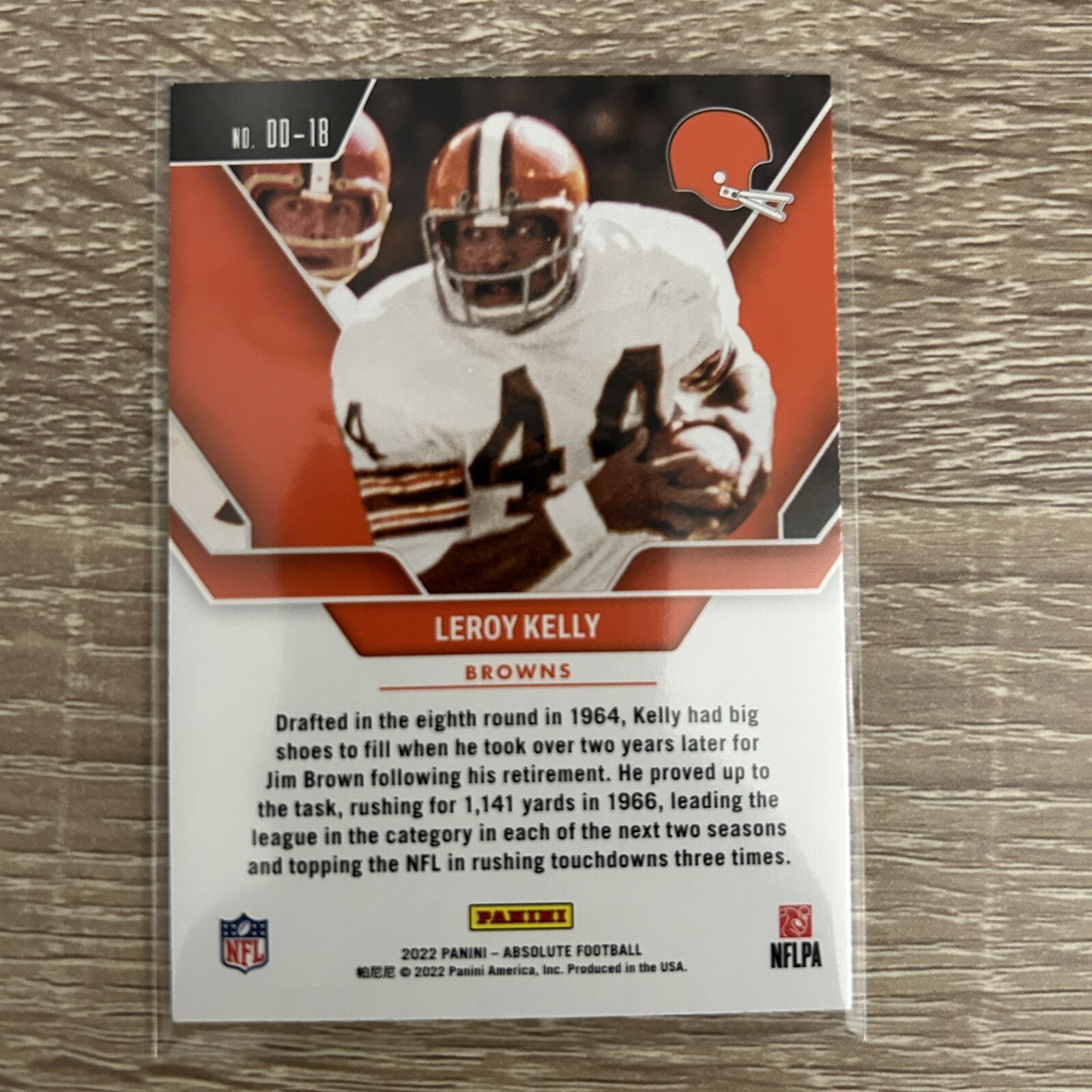 2022 Panini Absolute Football Draft Diamonds Leroy Kelly #DD-18 Cleveland Browns