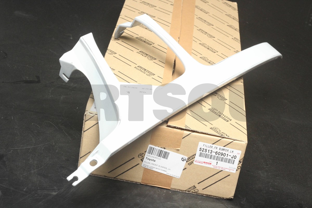 5251360901J0 Genuine Toyota FILLER, FRONT BUMPER, LH 52513-60901  
