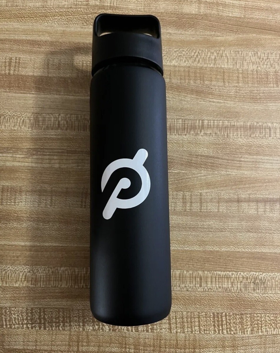 Reusable Cup Peloton Water Bottle Size New Black PELOTON GLASS