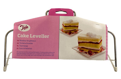 Tala Kuchenschneider Nivellierer Schneideschichten Spalten Verstellbarer Draht - 25 cm