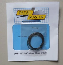 2 FT Coolant Hose  1" 1:24 1:25 Detail Master 1422 Model Car Part