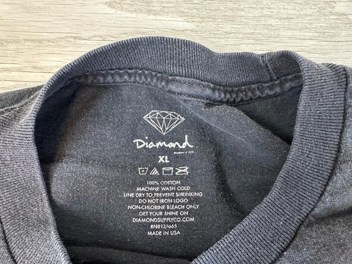 Diamond Supply Co. T Shirt Vintage Classic Logo Skateboard Made USA Mens Size XL - Picture 15 of 19