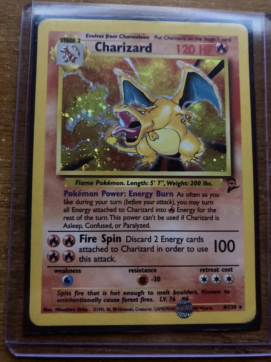 ファッションの リザードン 2 Set Base 4/130 Pokemon Charizard