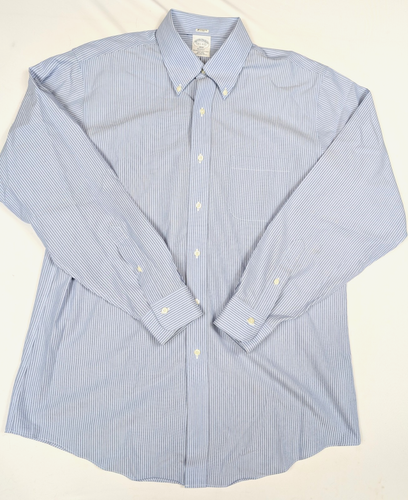 Brooks Brothers 1818 REGENT short sleeve linen button down shirt men's XL /eaa460645