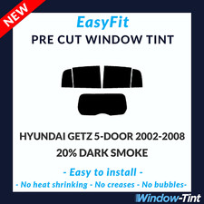 EasyFit Static Pre Cut Tint For Hyundai Getz 5-door 2002-08 - 20% Dark Rear