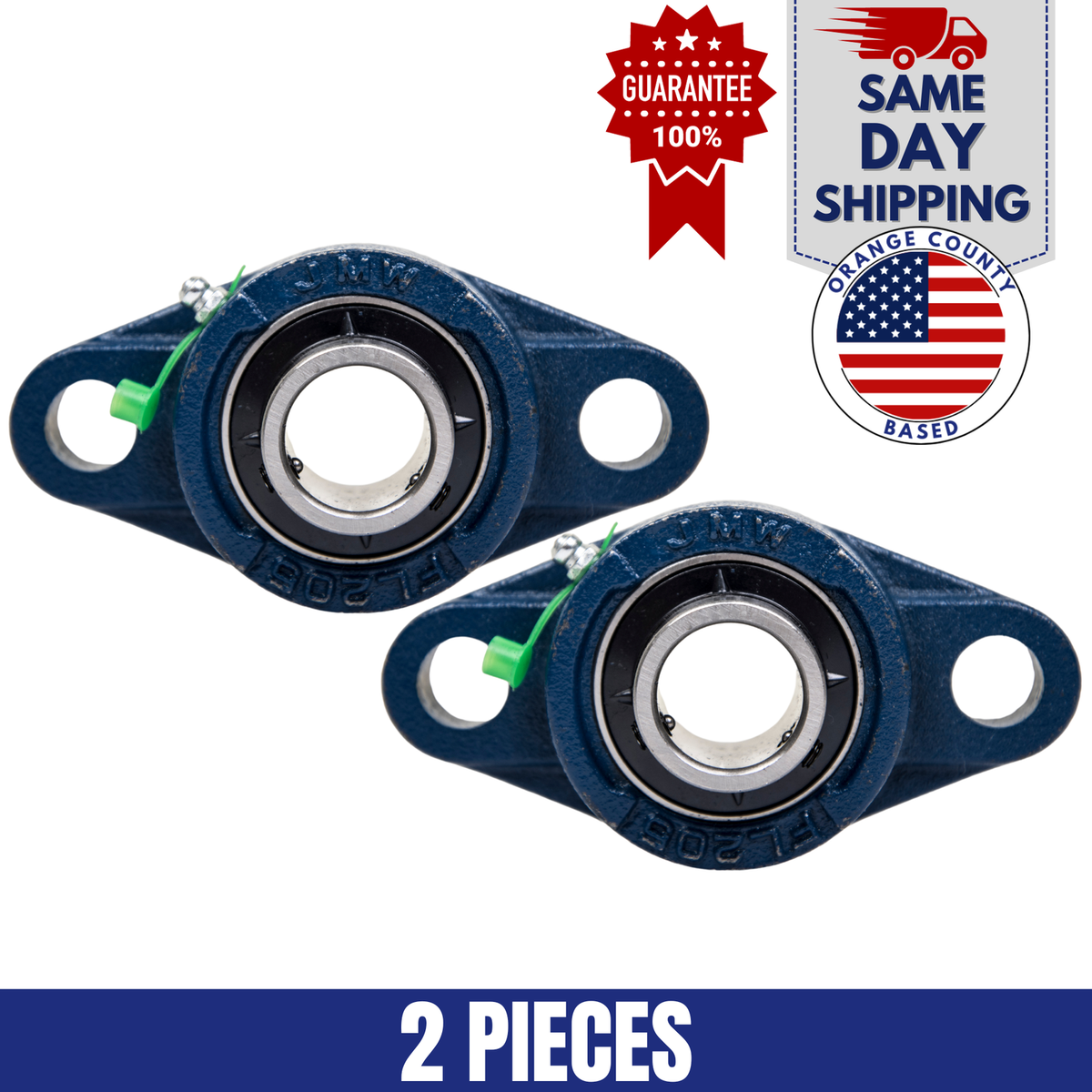 Flange Bearing UCFL205-15 2-Bolt - 15/16" Bore Self-Aligning Bearing For Machinery Farm Machinery Conveyor Bearing