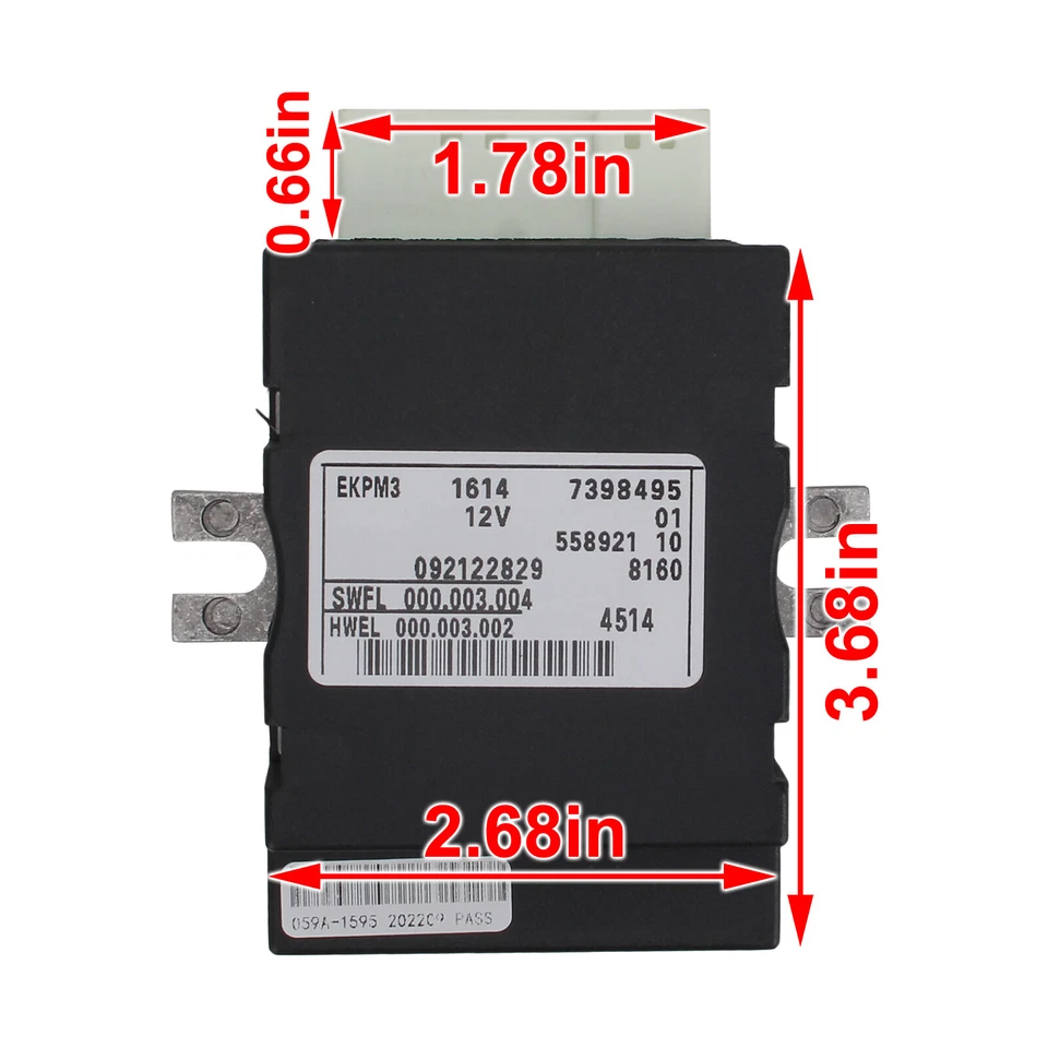 Fuel Pump Control Module 7398495 For BMW M3 M4 M5 M6 M6 Gran Coupe X6 2014-2019 - Image 2 of 4