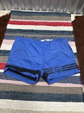 Vintage 90  s Laguna Lined Swim Trunks Board Shorts Blue w/ Drawstring Size XL