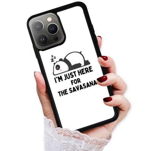 Pandas like savasana For iPhone SE XS XR Max 5 6 7 8 Plus Anti scratch Cover - Picture 7 of 25