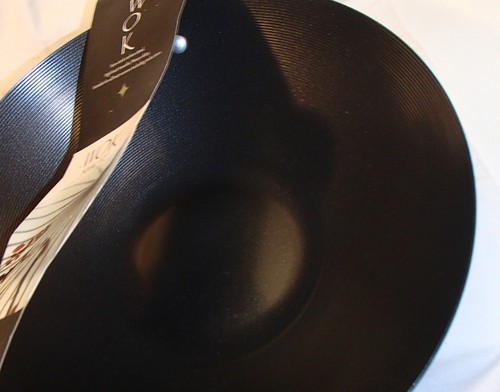 12" Black Non-stick Carbon Steel Wok Stir Fry Frying Pan - Picture 2 of 4