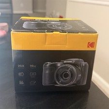 Kodak PIXPRO AZ255 16MP Point  Shoot 25x Zoom Full HD IS Flash Black