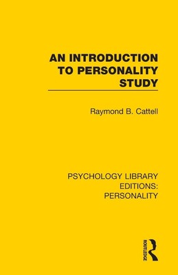 An Introduction to Personality Study | Raymond B. Cattell | Taschenbuch | 2021