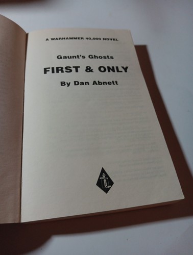 Gaunts Ghosts: First & Only Book by Dan Abnett, 1st US Edition, Warhammer 40k - Picture 4 of 5