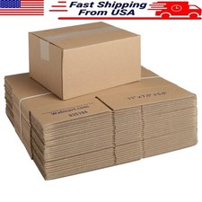 30 Count Recycled Moving Shipping Boxes Corrugated Box 11 in X 7.5 in X 5.5 in
