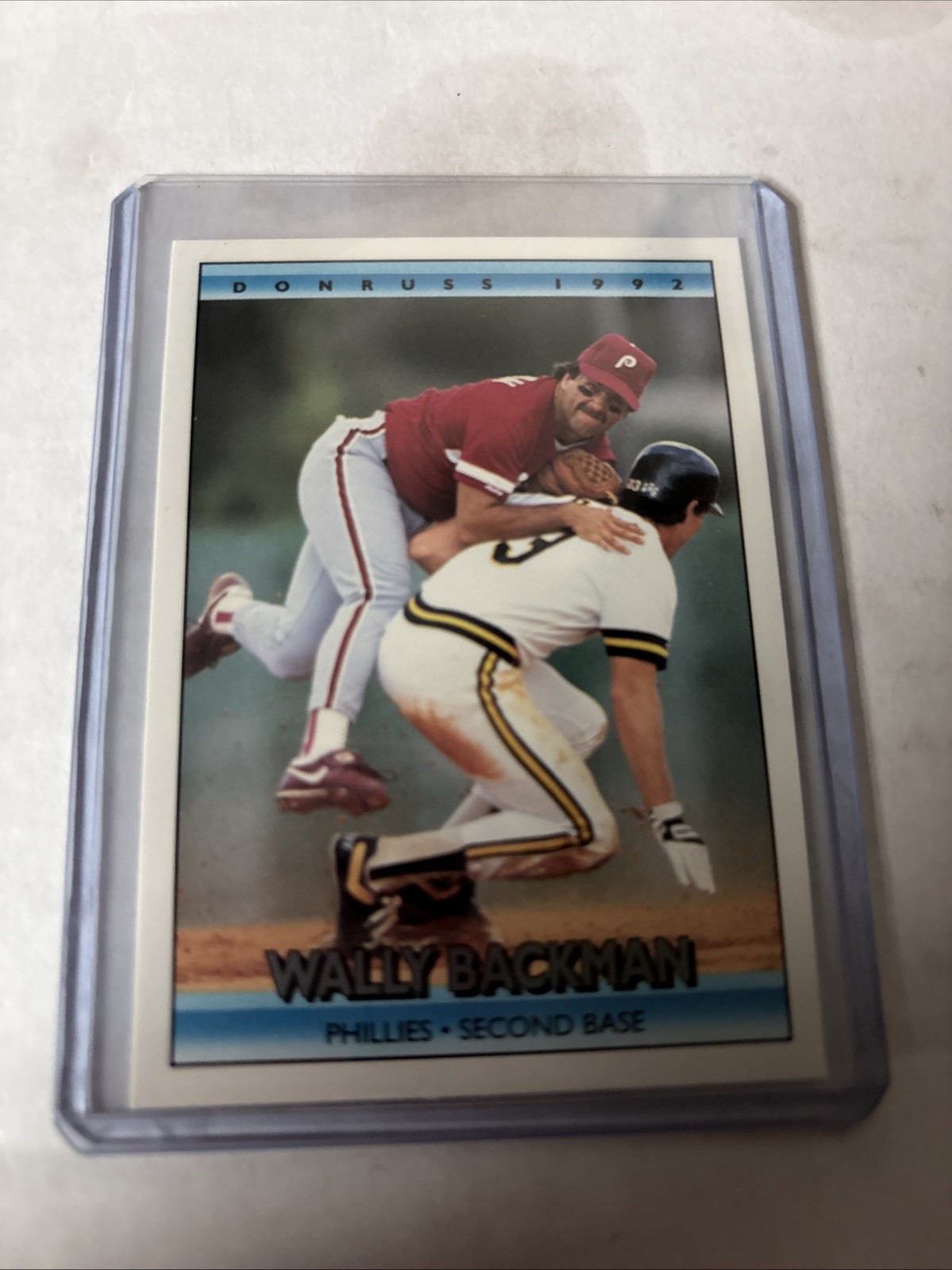 1992 Donruss #478a Wally Backman