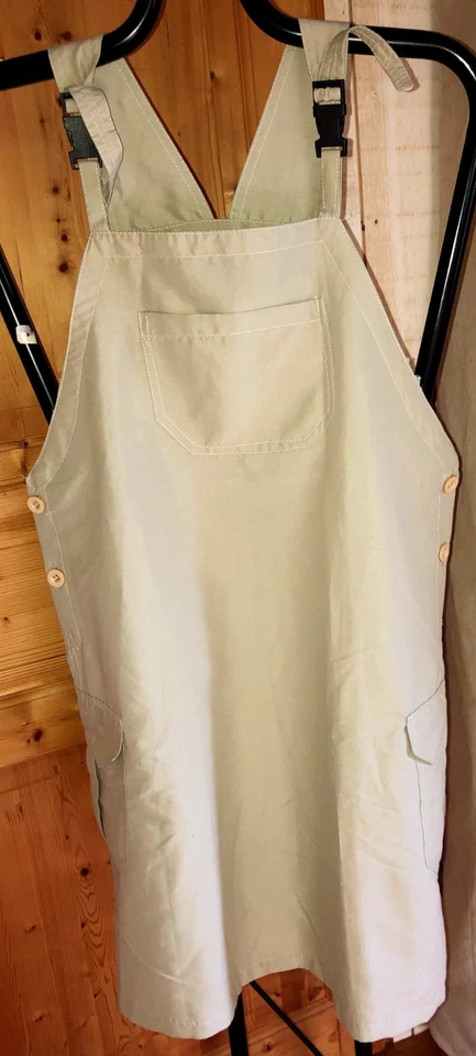 robe salopette vert kaki clair terralia t2 - Photo 1/4