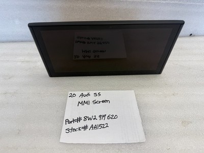 20-25 AUDI S4 A4 S5 A5 B9 8W OEM 10.1'' MMI MULTIMEDIA DISPLAY SCREEN 8W2919620