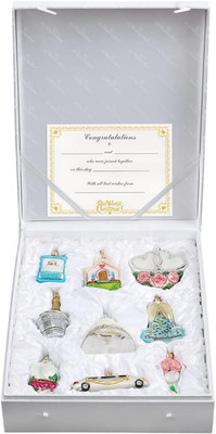 Just Married Collection Glass Blown Ornament for Christmas Tree