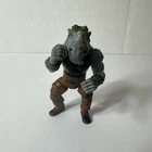 Vintage 1988 Playmates Teenage Mutant Ninja Turtles Rocksteady Figure Used TMNT